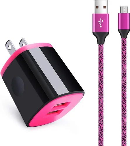 Miniatura 10 de Cubo de carga con cable micro USB, cable de carga rápida compatible con Samsung Galaxy S7/S6/Edge/Active S5 S4 Note 5/4, J7 J3 J2 A7 A10S A10 A6