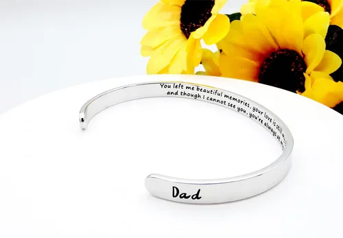 Miniatura 36 de Pulseras inspiradoras para mujer, joyería de acero inoxidable, con refranes, pulsera motivacional con mensaje oculto, pulseras grabadas para mejor