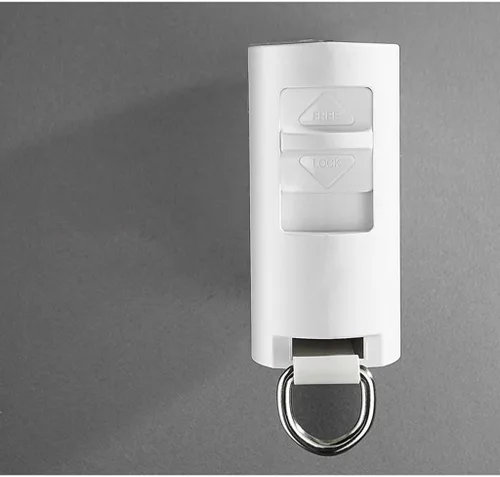 Miniatura 7 de Tendedero retráctil para ropa con cuerda ajustable, estilo hotel/hogar, resistente, estante de secado de ropa (color : blanco)