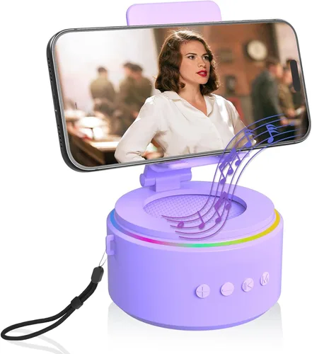 Miniatura 12 de ZAPUVO - Regalos para papá para el día de Navidad, altavoz Bluetooth con soporte para teléfono, aniversario para hombres, regalos de cumpleaños