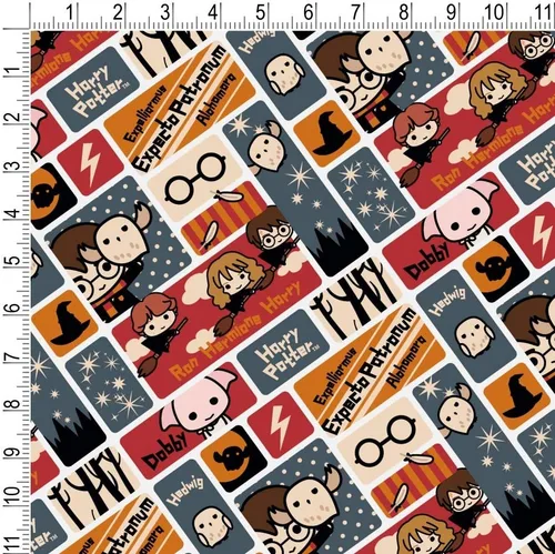 Miniatura 3 de GRAPHICS & MORE Rollos de papel de regalo con diseño de Chibi de Harry Potter
