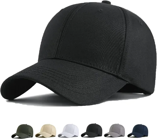 Miniatura 14 de Gorra de béisbol de gran tamaño XXL para hombres, sombreros de cabeza grande, sombrero de papá ajustable de 23.6 a 26.8 pulgadas