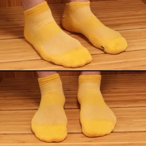 Miniatura 5 de Calcetines deportivos de rayón de fibra de bambú para hombre con absorción superior