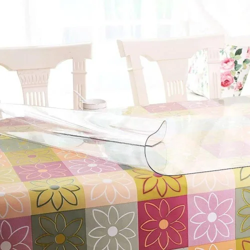 Miniatura 4 de Protector de mesa de PVC de 0.079 in, almohadilla impermeable en varios 48 x 96 pulgadas, hecho