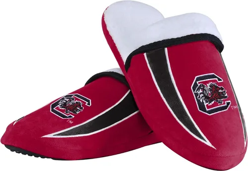 Miniatura 27 de FOCO mens NCAA College Team Logo Sherpa Moccasin Slippers