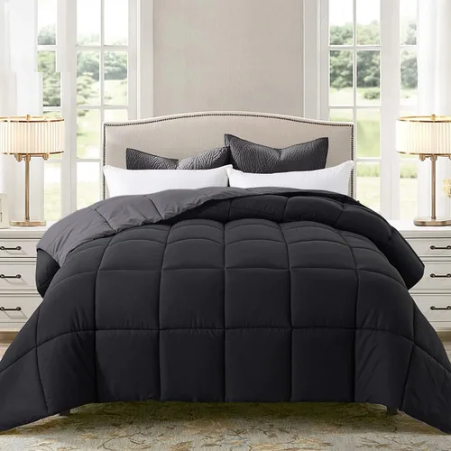 Miniatura 10 de EnvioHome Juego de edredón tamaño Queen con fundas de almohada, ultra suave y acogedor, ligero, estampado, color beige