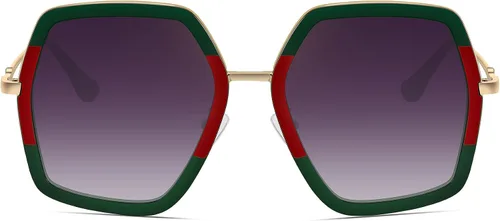 Miniatura 2 de WOWSUN Oversized Big Fashion Sunglasses for Women Irregular Large Shades UV Protection