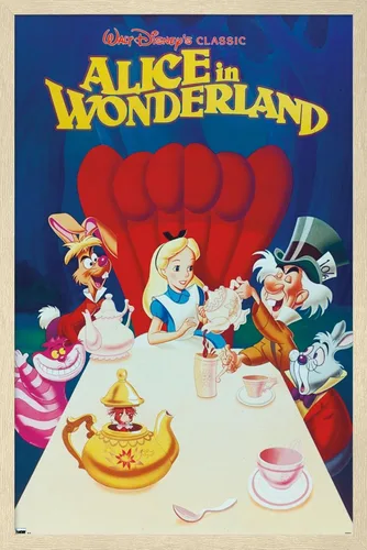 Miniatura 6 de Trends International Disney Alicia en el país de las maravillas - Póster de pared del 70 aniversario, 22.4 pulgadas de largo x 14.7 pulgadas