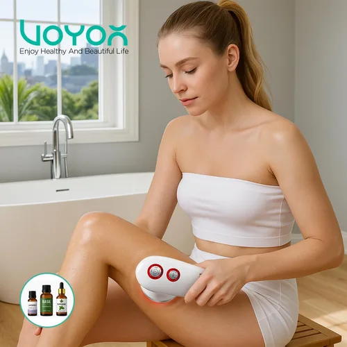 Miniatura 7 de VOYOR Masajeador eléctrico para celulitis, máquina de esculpir el cuerpo para brazos, vientre, piernas, cintura, glúteos, 3 fortalezas para limpieza