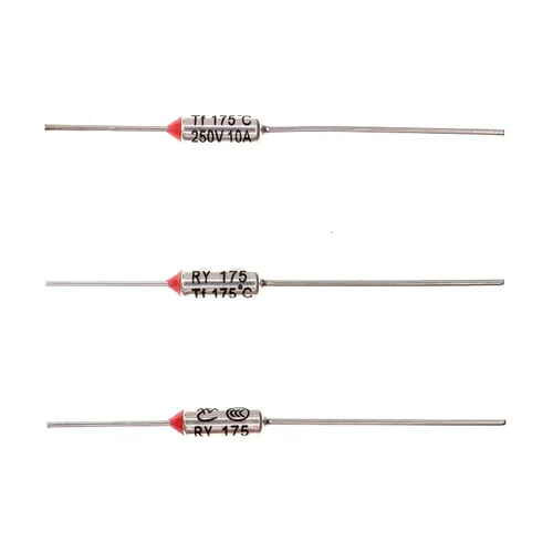 Miniatura 27 de Fusible térmico de temperatura metálica RY65 149.0 °F 149 ℉ 10A 250V 10 piezas
