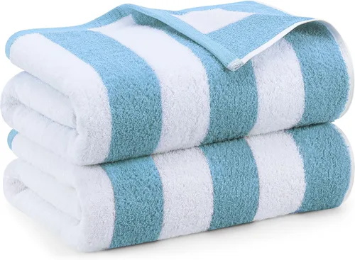 Miniatura 9 de Utopia Towels Paquete de 2 toallas de playa de gran tamaño, 35 x 70 pulgadas, 100% algodón hilado en anillo, altamente absorbentes, súper suaves
