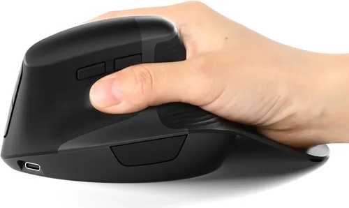 Miniatura 9 de Seenda MOE302 - Mouse ergonómico vertical con reposamanos, mouse inalámbrico recargable para aliviar el dolor de muñeca, acceso directo de Azul