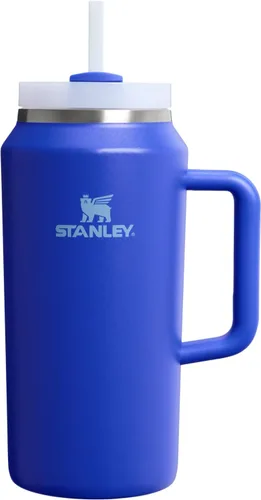 Miniatura 153 de Stanley Quencher H2.0 - Vaso de acero inoxidable con asa, pajilla y tapa FlowState giratoria de 3 posiciones; aislamiento térmico, sin BPA; apto