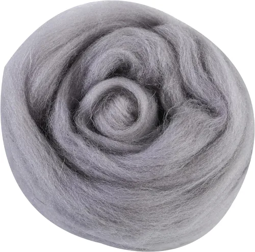 Miniatura 124 de 24 tipos de lana rosa, 4.23 oz (120 g), adecuado para fieltro húmedo y fieltro de aguja de telas hiladas de lana. Un paquete de prueba está Tonos