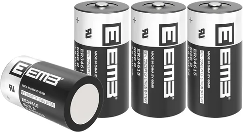 Miniatura 11 de EEMB Paquete de 8 pilas ER34615 D de 3,6 V, batería de litio de 19 Ah Li-SOCL2, batería no recargable LS-33600 SB-D02 XL-205F para máquina