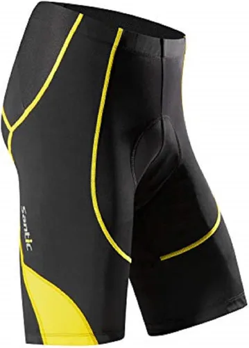 Miniatura 31 de Santic Pantalones cortos de ciclismo para hombre, pantalones acolchados para ciclismo, ropa de ciclismo