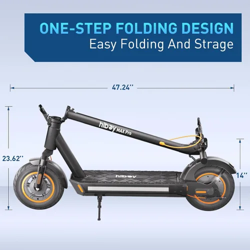 Miniatura 6 de Hiboy MAX Pro Scooter Eléctrico, 46.6 Mi de Largo Alcance, 22 MPH Potenciado por Motor MAX de 650W, Neumáticos de 11'', Diseño de Cubo Dividido