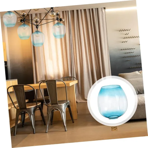 Miniatura 4 de OSALADI Reemplazo de pantallas de lámpara de cristal, 5.9 pulgadas de alto, pantalla de cristal transparente de repuesto, cubierta de luz