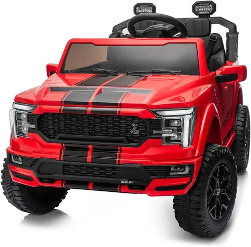 Miniatura 9 de Hikiddo - Coche de policía eléctrico de 24V y 10Ah para niños mayores, vehículo de paseo de 4 plazas con control remoto, SUV de 4 ruedas motrices