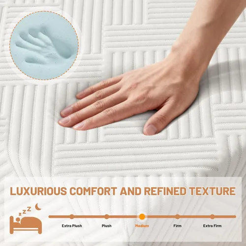 Miniatura 6 de WEUP Colchón individual para niños de 8 pulgadas, colchón de espuma viscoelástica firme media en una caja para aliviar el dolor de espalda, sueño