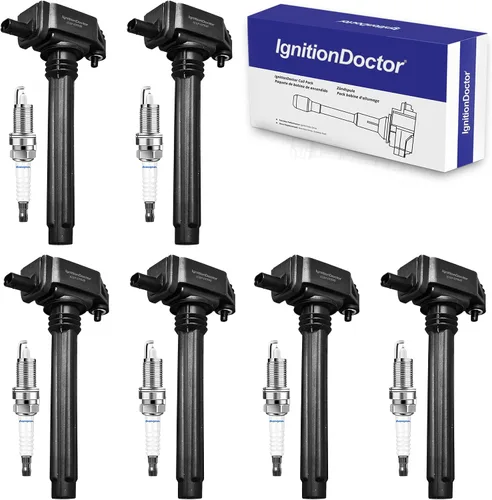 Miniatura 9 de Bobina de encendido UF267 y bujías, juego de 6 compatibles con V6 3.0 3.3 (1999-2008), Lexus RX300, RX330, ES300 RX400h, Toyota Camry Highlander