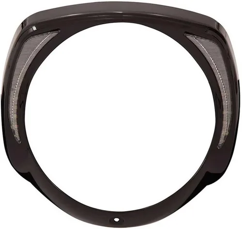 Miniatura 5 de Ciro Fang - Bisel LED para faros delanteros cromados para FLH 45200 2014, 8.75" x 9