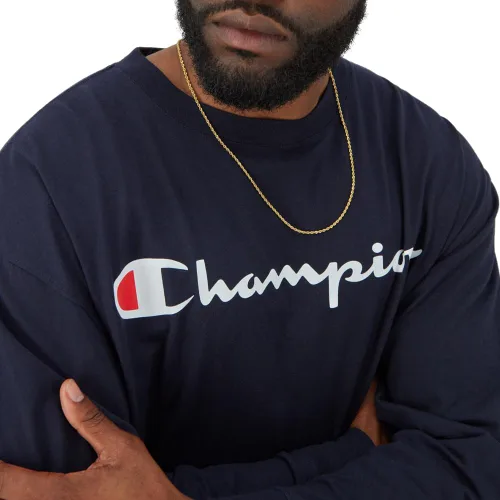 Miniatura 84 de Champion Camiseta de manga larga para hombre, camiseta clásica para hombre (regular o grande y alto)