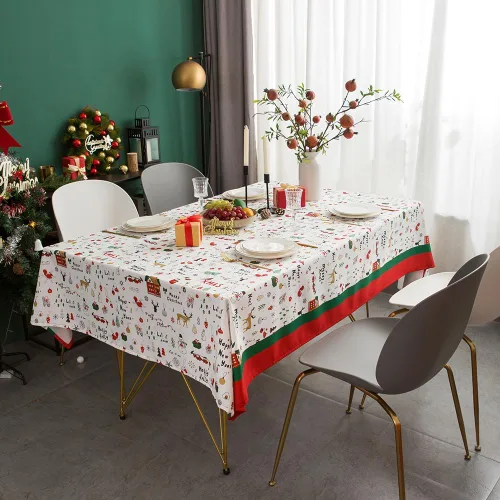 Miniatura 35 de MANGATA CASA Mantel de cuadros rosa para mesas cuadradas, mantel a cuadros, impermeable, para cocina y mesa, mantel de poliéster a cuadros sin Rosa