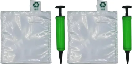 Miniatura 8 de Bolsas de aire de embalaje, Bolsas protectoras inflables de plástico transparente, Bolsas de embalaje inflables de aire, 50 piezas, 6 x 6 pulgadas