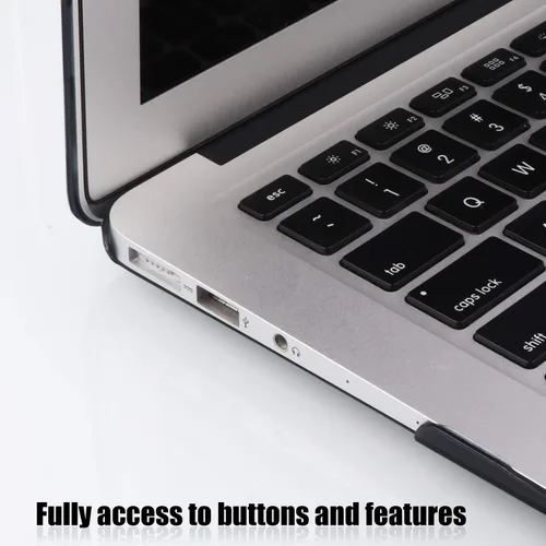 Miniatura 7 de iCasso Funda para MacBook Air de 13 pulgadas (versión anterior 2010-2017), carcasa protectora rígida de plástico y cubierta de teclado solo