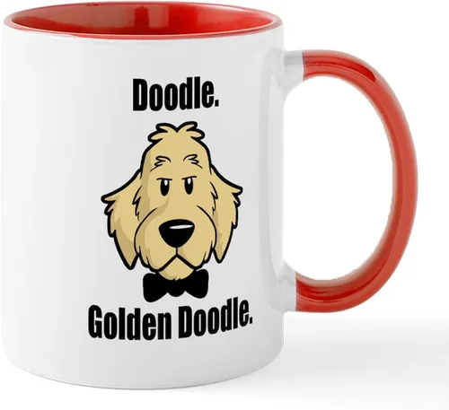 Miniatura 31 de CafePress I Love My Doodle Mugs - Taza de café de cerámica, taza de té, 11 onzas