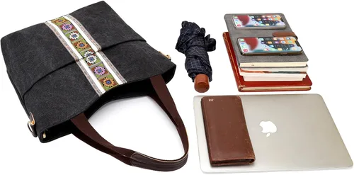 Miniatura 7 de Silkarea - Bolso bandolera para mujer, diseño vintage