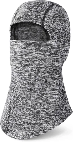 Miniatura 7 de Máscara de esquí de invierno para clima frío, para hombres y mujeres, pasamontañas térmicos, máscara de cara completa, calentador de cuello, capucha