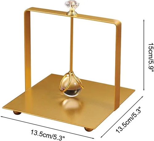 Miniatura 4 de Servilletero, soporte de metal para pañuelos de mesa con asa, soporte rústico para servilletas negro/dorado/plateado para cocina, hotel, cafetería
