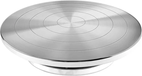 HighFree Rueda para esculpir de 12 pulgadas, plato giratorio grande de cerámica de doble cara, rueda giratoria silenciosa de aleación de aluminio
