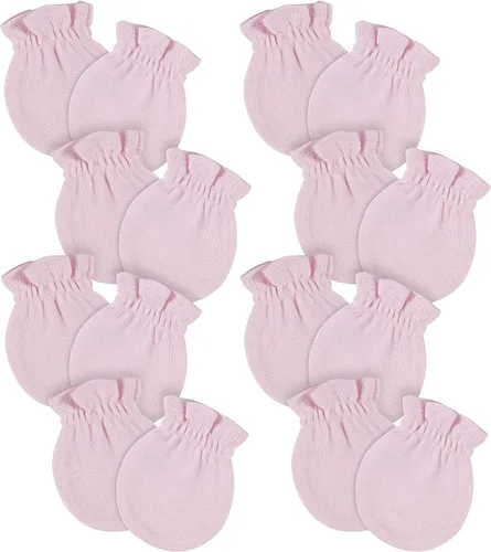 Miniatura 7 de Gerber Manoplas Antiarañazos para Bebés Niñas, Paquete de 8 y Paquete de 12