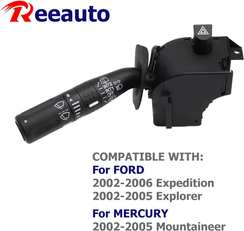 Miniatura 3 de Interruptor de señal de giro multifunción para faros delanteros, interruptor del limpiaparabrisas compatible con 02-05 Explorer 03-06 Expedition