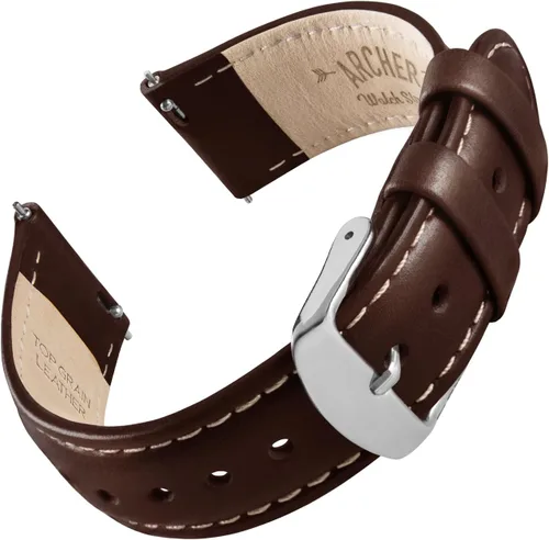 Miniatura 13 de Archer Watch Straps - Correas de reloj de liberación rápida de cuero de grano superior