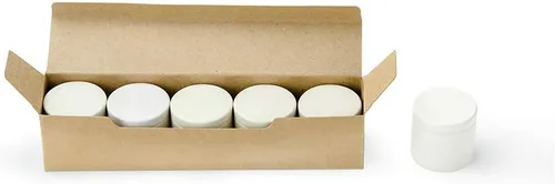 Miniatura 7 de Mini caja de lata pequeña con tapas, recipiente para almacenamiento de café, té, dulces, almacenamiento de hojas sueltas, té, latas de té, 5 Blanco