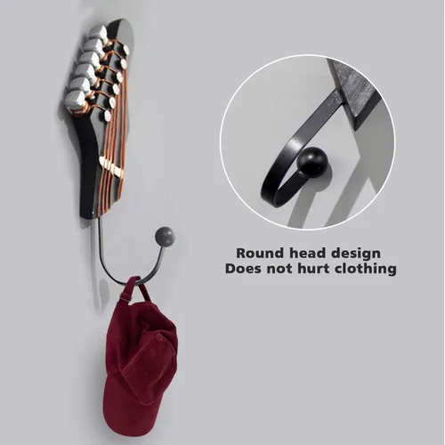 Miniatura 5 de Regalos para amantes de la música, decoración de música de guitarra, ganchos decorativos para colgar en la pared, ropa, abrigos, toallas, llaves
