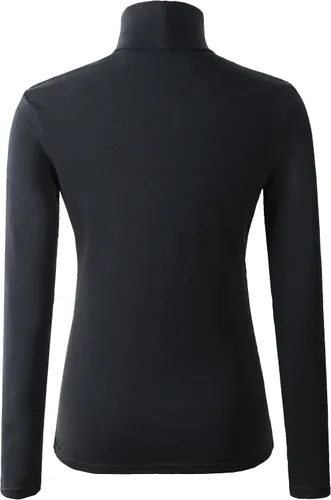 Miniatura 2 de suéter básico de cuello alto de algodón suave para mujer