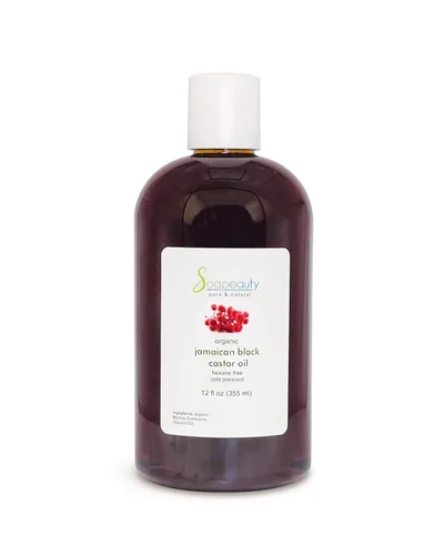 Miniatura 8 de Soapeauty Aceite de ricino negro jamaicano prensado en frío sin refinar Aceite de ricino negro natural 100% puro que promueve una piel y cabello