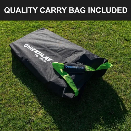 Miniatura 8 de QUICKPLAY PRO - Banco plegable portátil – Disponible en 4, 6 y 9 asientos y refugio de 6 asientos Asientos resistentes y de instalación rápida