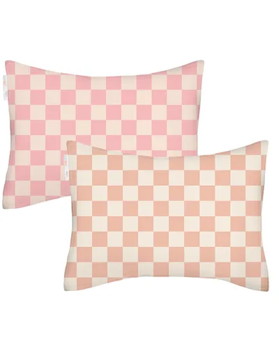Miniatura 53 de ALVABABY Paquete de 2 fundas de almohada de algodón orgánico para niños pequeños, fundas de almohada para niños de 13 x 18 pulgadas o 12 x 16