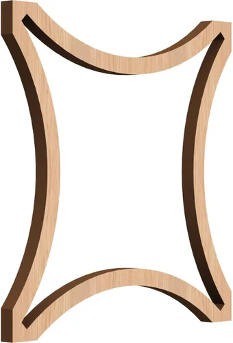 Miniatura 67 de Lilley Paneles decorativos de pared de madera con calado, extra pequeños, 7 3/8 pulgadas de ancho x 7 3/8 pulgadas de alto x 1/4 pulgadas de alto