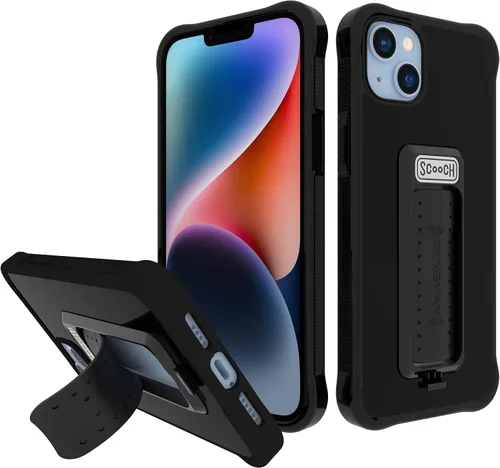 Miniatura 24 de Scooch® para iPhone 15 Pro Max Funda con Soporte, Funda Kickstand Wingman 5-en-1, Protección contra Caídas de Grado Militar, Kickstand Desplegable