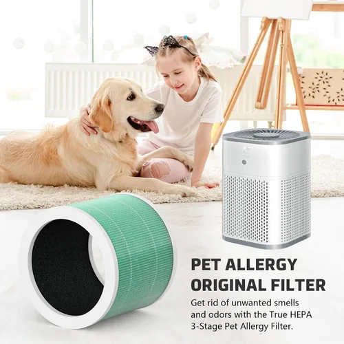 Miniatura 4 de HY1800 Filtro de repuesto con almohadilla aromática compatible con purificador de aire MORENTO/Loytio/AYAFATO/Honeyuan HY1800, filtros premium con 2