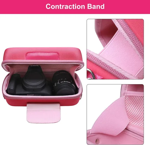 Miniatura 5 de LTGEM Estuche para cámara para Canon EOS Rebel T7 / R50 / R100 / R50 V / T6 / R8 / R10 / RP / SL3 / R5 / T100 DSLR SLR y lente de 18-55mm/18-45mm