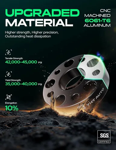 Miniatura 6 de YHTAUTO 4 piezas de espaciadores de rueda 4X110mm 2 pulgadas compatibles con modelos Honda, Yamaha, Suzuki, Bombardier, Kawasaki, espaciadores