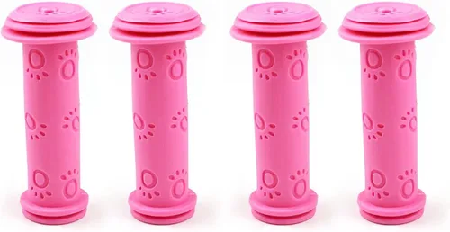 2 pares de empuñaduras para manillar de bicicleta, empuñaduras de goma antideslizantes para BMX/MTB/niños y niñas Scooter Bicicletas Grips